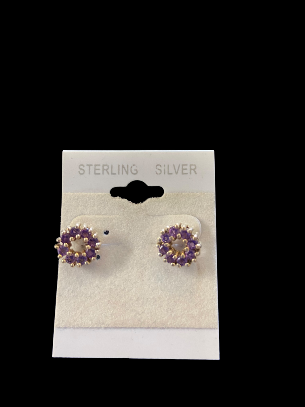 Sterling & Amethyst Earrings