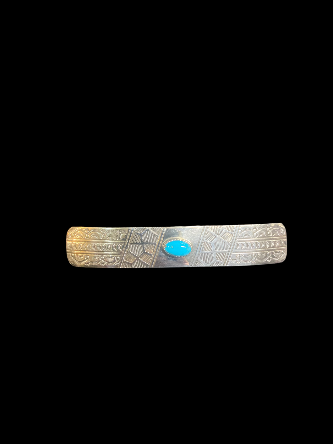 Sterling & Turquoise Barrette