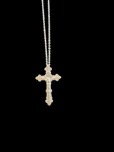 Load image into Gallery viewer, Sterling Cross Necklace
