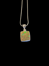 Load image into Gallery viewer, Sterling &amp; Ammolite Necklace
