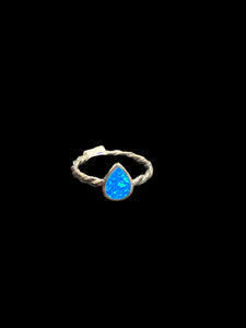 Sterling Opal Ring