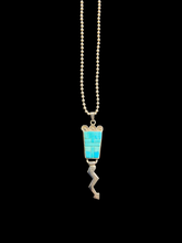 Load image into Gallery viewer, SS Turquoise Necklace
